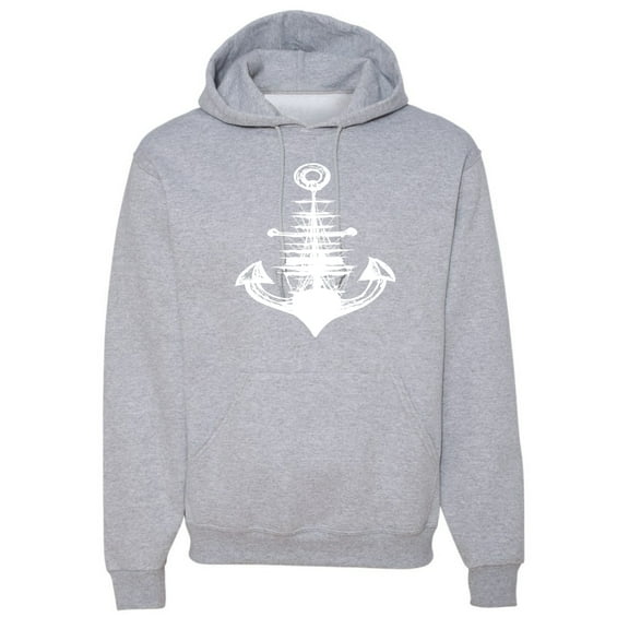 Wild Bobby Ship Anchor Cool Nautical Unisex Hoodie Sweatshirt