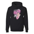 thumbnail image 1 of Wild Bobby, Shore Surfer Betty Boop Betty Boop Unisex Hoodie Sweatshirt, Black, Small, 1 of 5