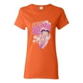 thumbnail image 1 of Wild Bobby Shore Surfer Betty Boop Betty Boop Womens T-Shirt, Orange, 3X-Large, 1 of 5