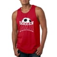 thumbnail image 1 of Wild Bobby, Soccer Dad Better Than a Regular Dad Father's Day Mens Tank Top, Red, X-Large, 1 of 6