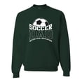 thumbnail image 1 of Wild Bobby, Soccer Dad Better Than a Regular Dad Father's Day Unisex Crewneck Sweatshirt, Forest Green, XX-Large, 1 of 6