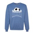 thumbnail image 1 of Wild Bobby, Soccer Dad Better Than a Regular Dad Father's Day Unisex Crewneck Sweatshirt, Vintage Heather Blue, X-Large, 1 of 6
