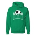 thumbnail image 1 of Wild Bobby, Soccer Dad Better Than a Regular Dad Father's Day Unisex Hoodie Sweatshirt, Kelly, Small, 1 of 6