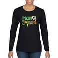 thumbnail image 1 of Wild Bobby, Soccer Mom Squad, Sports, Women Graphic Long Sleeve Tee, Black, Small, 1 of 4