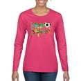 thumbnail image 1 of Wild Bobby, Soccer Mom Squad, Sports, Women Graphic Long Sleeve Tee, Fuschia, Medium, 1 of 4