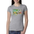 thumbnail image 1 of Wild Bobby, Soccer Mom Squad, Sports, Women Slim Fit Junior Tee, Heather Grey, XX-Large, 1 of 4