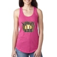 thumbnail image 1 of Wild Bobby, Softball Life Animal Print Girl Sports Ladies Racerback Tank Top, Raspberry, Medium, 1 of 5
