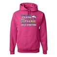 thumbnail image 1 of Wild Bobby, Sometimes It's A Fish Other Times It's A Buzz, Fishing, Unisex Graphic Hoodie Sweatshirt, Fuschia, X-Large, 1 of 4