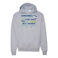 thumbnail image 1 of Wild Bobby, Sometimes It's A Fish Other Times It's A Buzz, Fishing, Unisex Graphic Hoodie Sweatshirt, Heather Grey, X-Large, 1 of 4