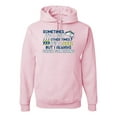 thumbnail image 1 of Wild Bobby, Sometimes It's A Fish Other Times It's A Buzz, Fishing, Unisex Graphic Hoodie Sweatshirt, Light Pink, Medium, 1 of 4
