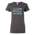 thumbnail image 1 of Wild Bobby, Sometimes It's A Fish Other Times It's A Buzz, Fishing, Women Graphic Tee, Charcoal, X-Large, 1 of 4
