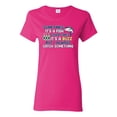 thumbnail image 1 of Wild Bobby, Sometimes It's A Fish Other Times It's A Buzz, Fishing, Women Graphic Tee, Fuschia, XX-Large, 1 of 4