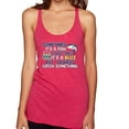 thumbnail image 1 of Wild Bobby, Sometimes It's A Fish Other Times It's A Buzz, Fishing, Women Tri-Blend Racerback Tank Top, Shocking Pink, Medium, 1 of 4