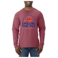 thumbnail image 1 of Wild Bobby Spilling The Tea Since 1773 Men Long Sleeve Shirt, 1 of 6