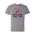 thumbnail image 1 of Wild Bobby Spilling The Tea Since 1773 Men Premium Tri Blend Tee, 1 of 6