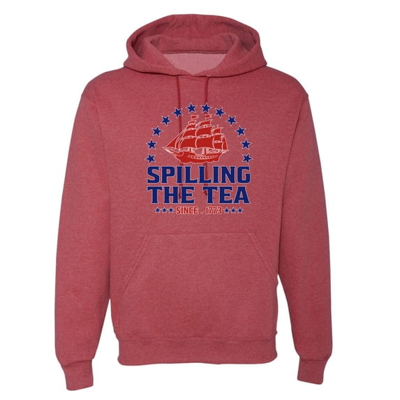 Wild Bobby Spilling The Tea Since 1773 Unisex Hoodie Sweatshirt