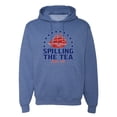 thumbnail image 1 of Wild Bobby Spilling The Tea Since 1773 Unisex Hoodie Sweatshirt, 1 of 6