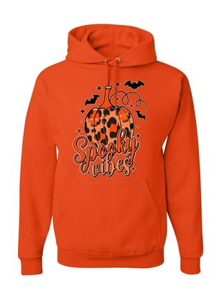 Black and clearance orange hoodie mens