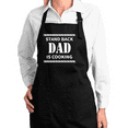 thumbnail image 1 of Wild Bobby, Stand Back Dad is Cooking Funny Kitchen Cooking Apron with Pockets Kitchen Cooking Apron Graphic Apron with Pockets, 1 of 1