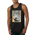 thumbnail image 1 of Wild Bobby Star Dust Horse Black and Yellow Distressed Vintage Men Tank Top, Black, Small, 1 of 6