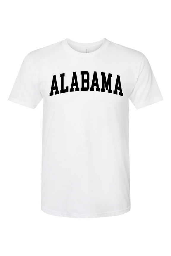 State of Alabama College Style Men Premium Tri Blend Tee