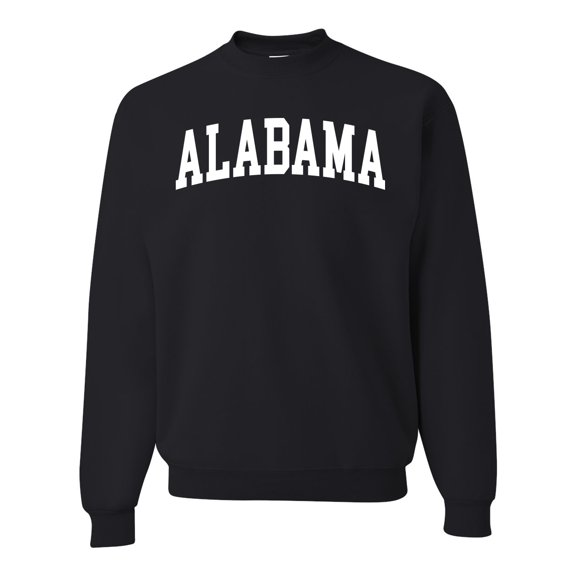 Wild Bobby State of Alabama College Style Unisex Crewneck Sweatshirt