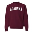thumbnail image 1 of Wild Bobby State of Alabama College Style Unisex Crewneck Sweatshirt, 1 of 6