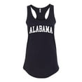 thumbnail image 1 of Wild Bobby State of Alabama College Style Women Racerback Tank Top, 1 of 5