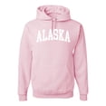 thumbnail image 1 of Wild Bobby State of Alaska College Style Unisex Hoodie Sweatshirt, 1 of 6