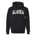 thumbnail image 1 of Wild Bobby State of Alaska College Style Unisex Hoodie Sweatshirt, 1 of 6