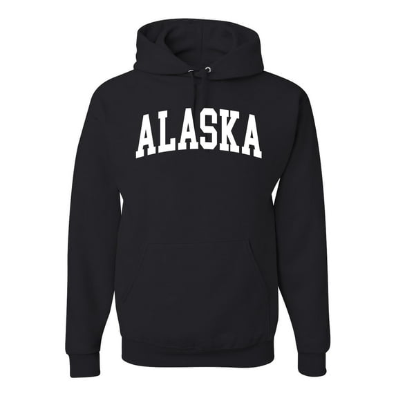 Wild Bobby State of Alaska College Style Unisex Hoodie Sweatshirt