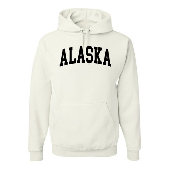Wild Bobby State of Alaska College Style Unisex Hoodie Sweatshirt