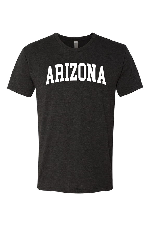 State of Arizona College Style Men Premium Tri Blend Tee