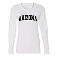 thumbnail image 1 of Wild Bobby State of Arizona College Style Women Graphic Long Sleeve Tee, 1 of 5