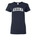 thumbnail image 1 of Wild Bobby State of Arizona College Style Women Graphic Tee, 1 of 6