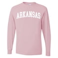 thumbnail image 1 of Wild Bobby State of Arkansas College Style Men Long Sleeve Shirt, 1 of 6