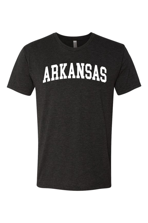 State of Arkansas College Style Men Premium Tri Blend Tee