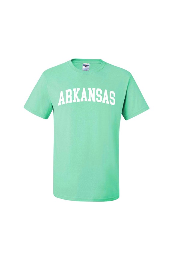 State of Arkansas College Style Men Tee
