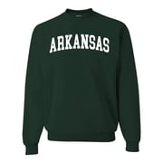 Wild Bobby State of Arkansas College Style Unisex Crewneck Sweatshirt