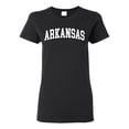 thumbnail image 1 of Wild Bobby State of Arkansas College Style Women Graphic Tee, 1 of 6