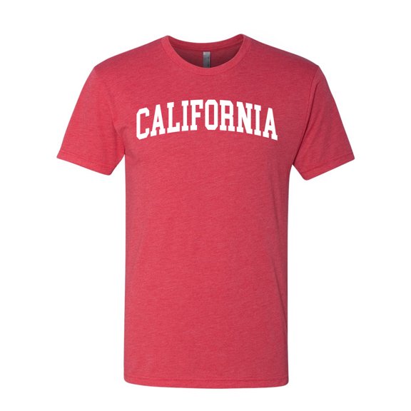 Wild Bobby State of California College Style Men Premium Tri Blend Tee