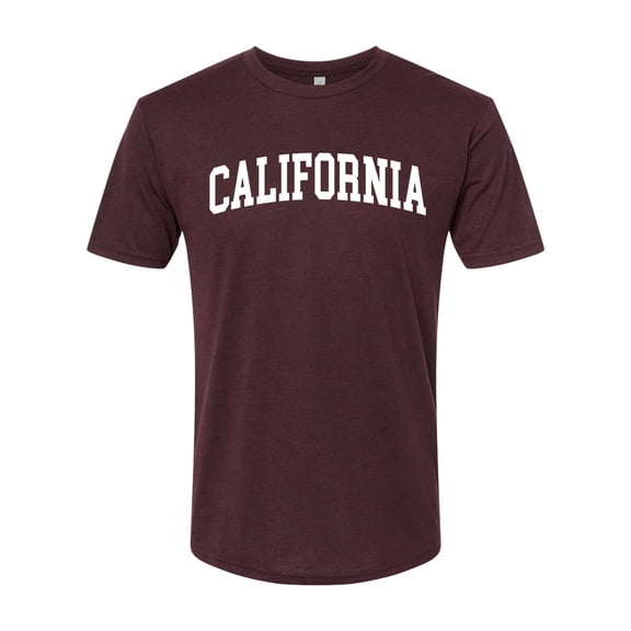Wild Bobby State of California College Style Men Premium Tri Blend Tee