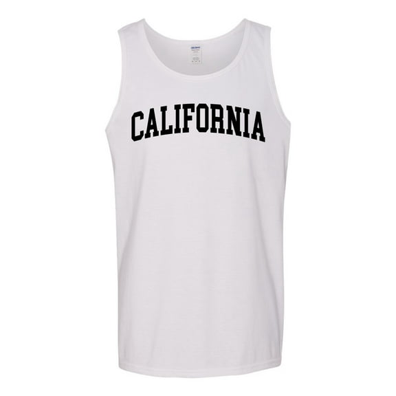Wild Bobby State of California College Style Men Tank Top