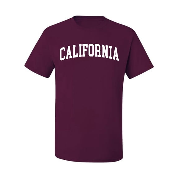 Wild Bobby State of California College Style Men Tee