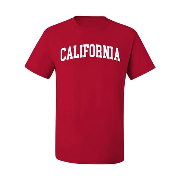 Wild Bobby State of California College Style Men Tee