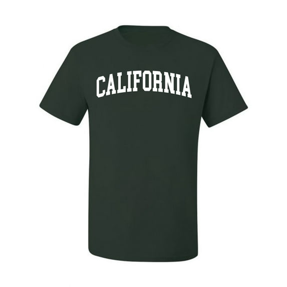 Wild Bobby State of California College Style Men Tee