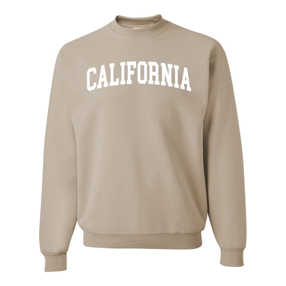 Wild Bobby State of California College Style Unisex Crewneck Sweatshirt