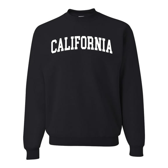 Wild Bobby State of California College Style Unisex Crewneck Sweatshirt