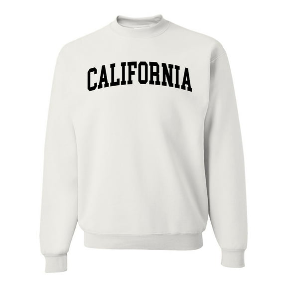 Wild Bobby State of California College Style Unisex Crewneck Sweatshirt