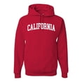 thumbnail image 1 of Wild Bobby State of California College Style Unisex Hoodie Sweatshirt, 1 of 6